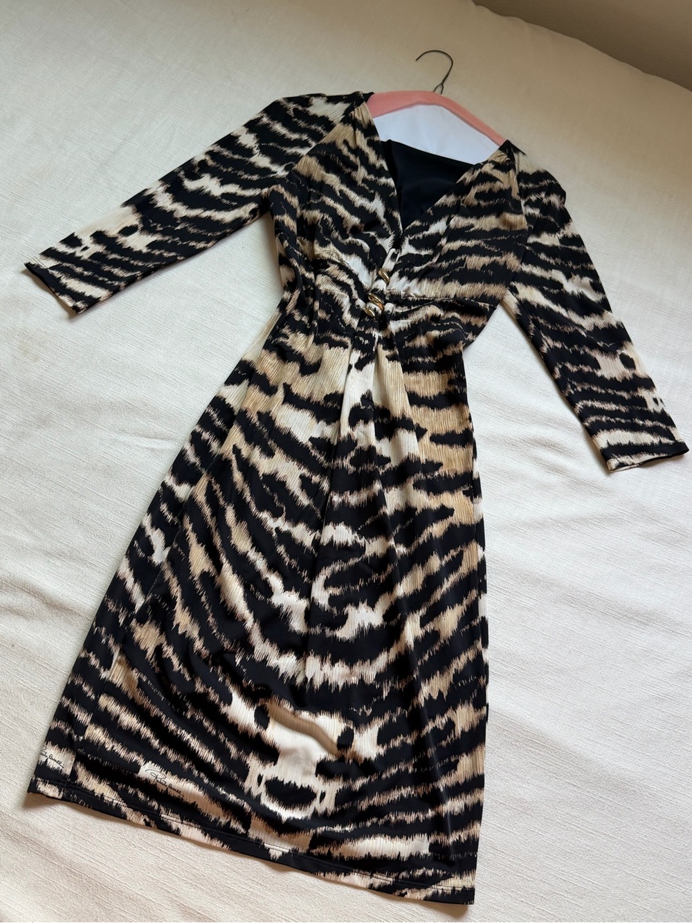 Vintage Roberto Cavalli Animal-Print Dress